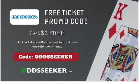 jackpocket free ticket code.